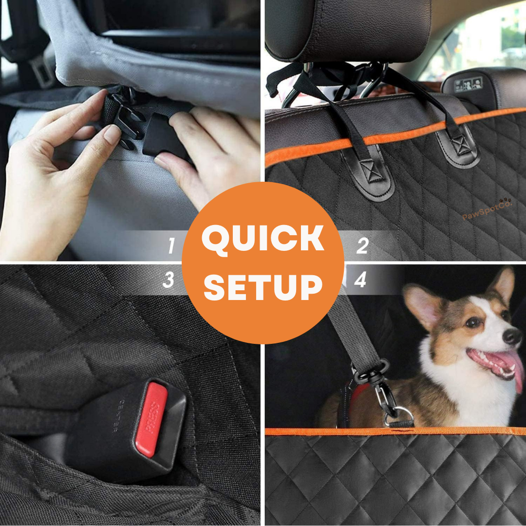PawSpotCo. - Car Dog Seat Cover